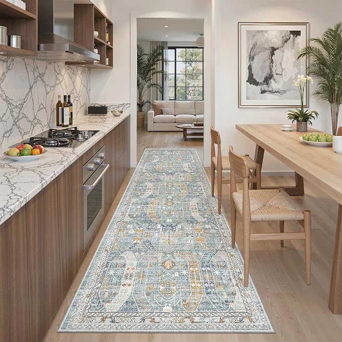 Madane Kitchen Runner 2'6''x8' Soft Rug Runners by Madane