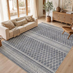 cotiled Boho 8x10 Area Rugs for Living Room: Large Moroccan Washable Rug | by COTILED