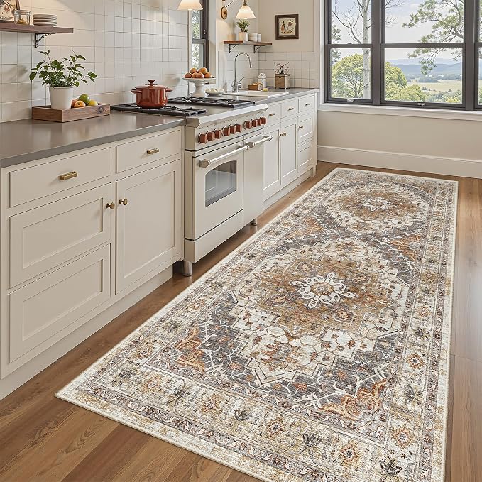 Madane 4x8 Wide Hallway Runner Rug Washable - Image 2