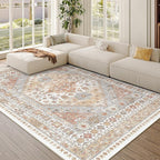 6x9 Area Rugs for Living Room, Large Washable Rug, Dining Room, Low Pile - Image 4