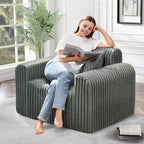 Hobestluk Single Sofa Foam Couch Sofa by YourHomeDeservesMore