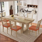 Smiry Waterproof Seat Covers for Dining Room Chairs Set of 2, Stretch Jacquard - Image 8