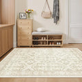 Soalmost 3x5 Rugs, Small Washable Kitchen Entryway Area Rug Beige/Brown | by Soalmost