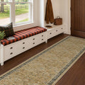 Natural Taupe 2x8 Runner Rug for Hallway, Long Runner Rug for Kitchen, Entryway by HazoHaus