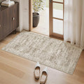 Soalmost 2x4 Washable Rugs for Kitchen, Small Area Rug Brown | Non-Slip Vintage by Soalmost