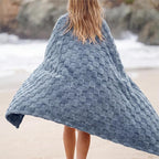 Bedsure GentleSoft Ashley Blue Twin XL Blanket - Image 7