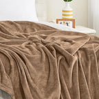 KMUSET Fleece Blanket Grey Queen Size Lightweight Cozy Plush Microfiber Solid - Image 4