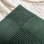 Fancy Homi Set of 2 Dark Green Decorative Throw Pillow Covers 22x22 Inch - Image 4