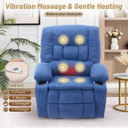 Oversized Swivel Rocker Recliner Chair - Image 3