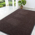 OLANLY Front Door Mat 59x40, Waterproof Heavy-Duty Indoor Outdoor Doormat | Tan by OLANLY
