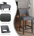 VKNOW Bar Stools Set of 6, Modern Counter Stools - Image 5