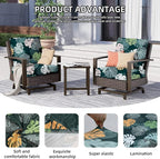 8PCS Patio Cushion Covers.Patio Furniture Couch SeatSlipcovers | Washable - Image 3