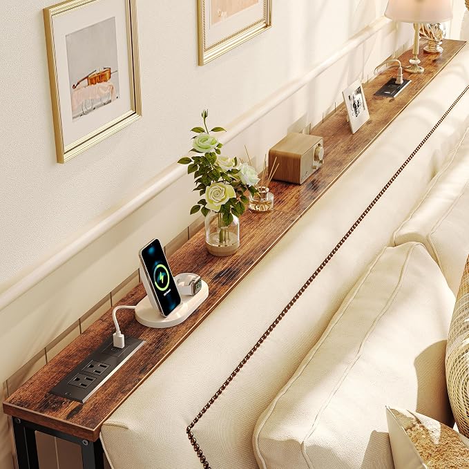 SUPERJARE 86.6 Inch Sofa Table - Image 2