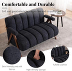 Mid Century Modern Accent Chair Loveseat Sofa - Image 4