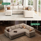 HONBAY Sectional Sleeper Sofa Couch - Image 3
