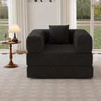 BSHOMGI Folding Sofa Bed, 2 in 1 Convertible Sofas Lounger Comfy Single Chair by BSHOMGI