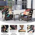 8PCS Patio Cushion Covers.Patio Furniture Couch SeatSlipcovers | Washable - Image 3