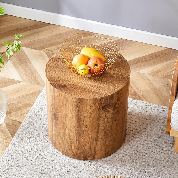 15.7'' Boho Cylinder Side Table - Image 3