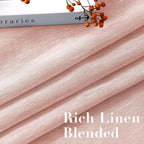 H.VERSAILTEX Linen Curtains Natural Blended Curtain Panels - Image 4