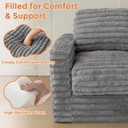 MAXYOYO Kids Bean Bag Chair, Comfy Faux Fur Bean Bag Sofa - Image 6