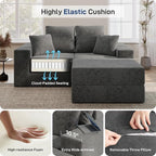 Cloud Modular Sectional Sofa, Comfy Boneless Couch - Image 7