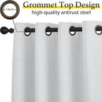 NICETOWN Faux Linen Curtain Valances - Image 4