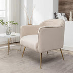 Container Furniture Direct Contemporary Velvet Accent Chairs - Image 3