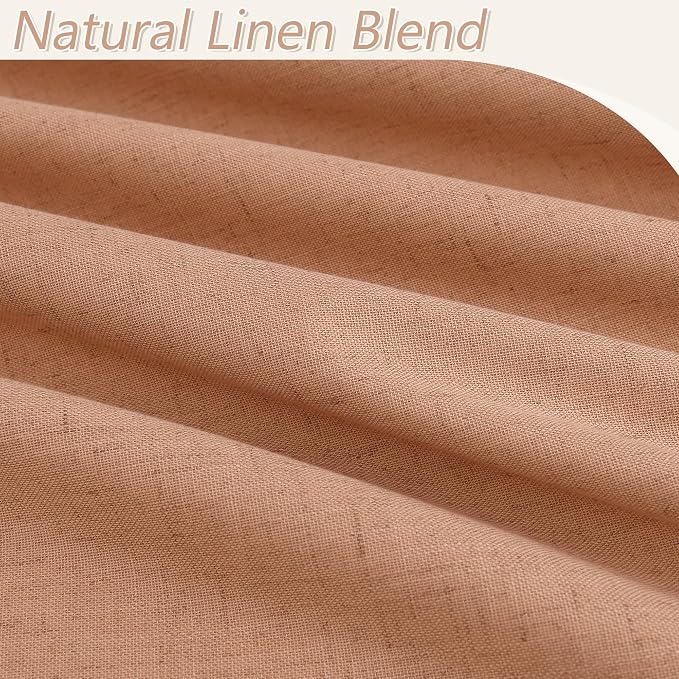 100% Blackout Curtains 96 Inch Length 2 Panels Set - Image 3