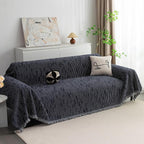 MYSKY HOME Loveseat Cover Navy Couch Cover Sectional Couch Covers by MYSKYHOME