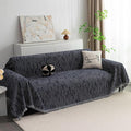 MYSKY HOME Boho Couch Cover Navy Sofa Covers by MYSKYHOME