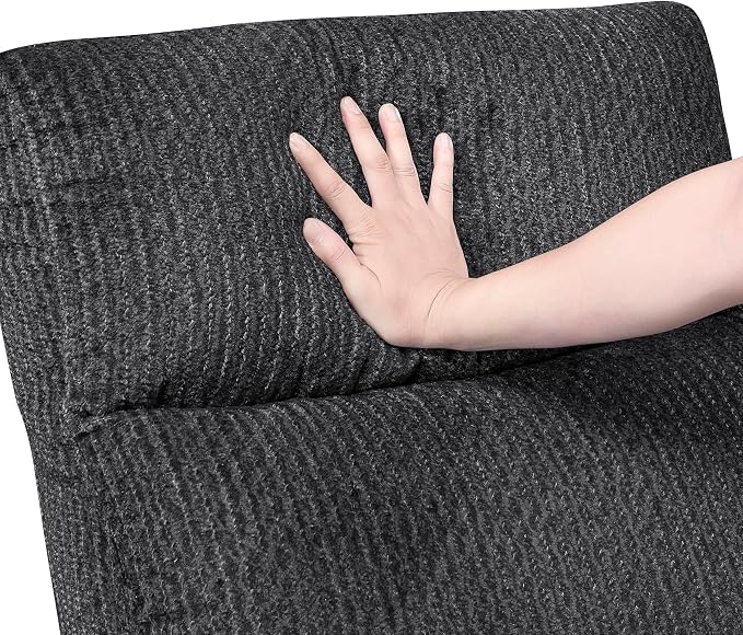 Lexicon Manual Reclining Sofa, Textured Microfiber Recliner Sofa, Wall Hugger - Image 11