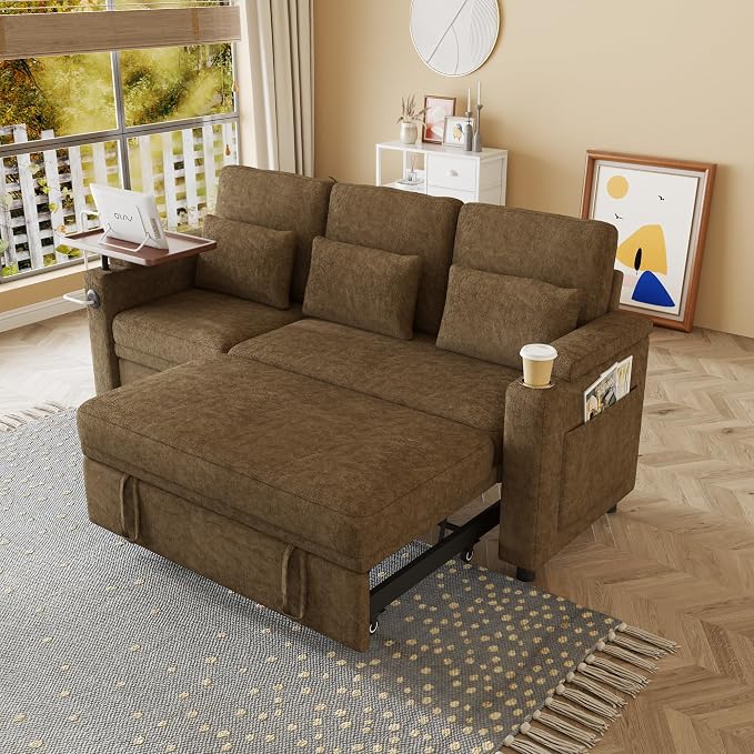 Sleeper Sofas Convertible Couches Reclining Sectional, Oversized Convertible - Image 5