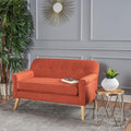 GDFStudio Mid Century Modern Fabric Loveseat by GDFStudio