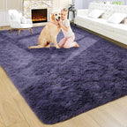 9x12 Extra Large Taro Purple Fluffy Area Rug Non-Slip by ModernHomeDecor