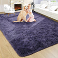 6x9 Large Taro Purple Fluffy Soft Area Rug Non-Slip by ModernHomeDecor