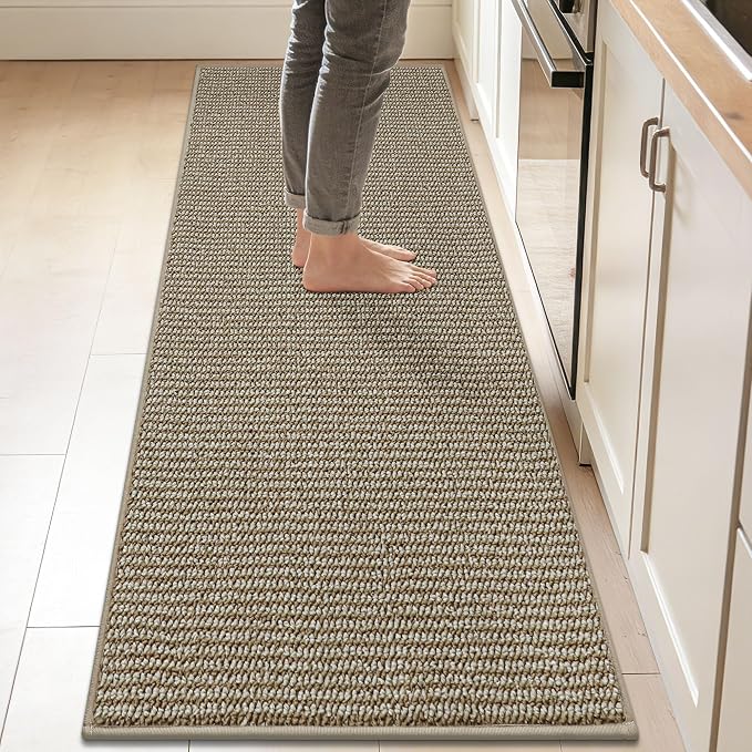 BEQHAUSE Kitchen Runner Rugs 24"x84", Kitchen Mats by BEQHAUSE