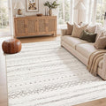 cotiled Boho 5x7 Area Rugs for Living Room: Soft Moroccan Washable Rug | Solve by COTILED