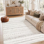 cotiled 6x9 Washable Area Rugs Living Room: Soft Lightweight Boho Rug | Solve by COTILED