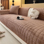 Velvet Couch Cover, Plush Sectional Sofa Cover Washable, Anti Slip Sofa - Image 7