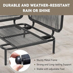 Crestlive Products Outdoor Oversized Loveseat Set, Patio Conversation Sets - Image 4