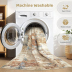 LOONGRUG 8x10 Area Rugs Washable Large Neutral Modern Living Room Rug | - Image 2
