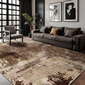 5x7 Area Rugs - Modern Abstract Washable Rug, Ultra Soft Non Slip Low Pile by Yarooge