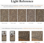 5x8 Brown Vintage Floral Washable Area Rug - Image 9