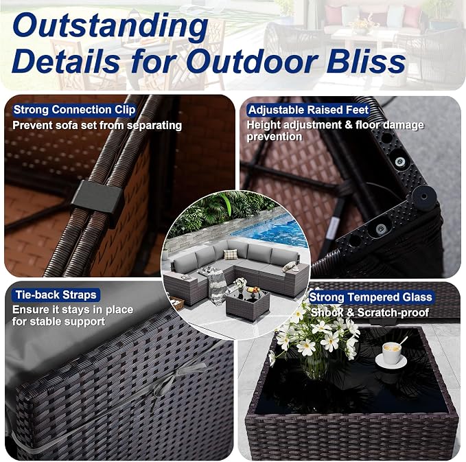 Outdoor Patio Furniture Set - Image 7