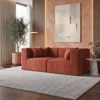 MONVANE 75" Loveseat Sofa, Comfy Chenille Cloud Couch - Image 2