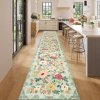 DUKINO 2x14 Runner Rug, Washable Long Kitchen Runner Rug Non Slip, Low Pile - Image 3