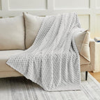 EXQ Home Gentle Soft Fleece Throw Blanket – Cozy Lightweight 3D Imitation - Image 7