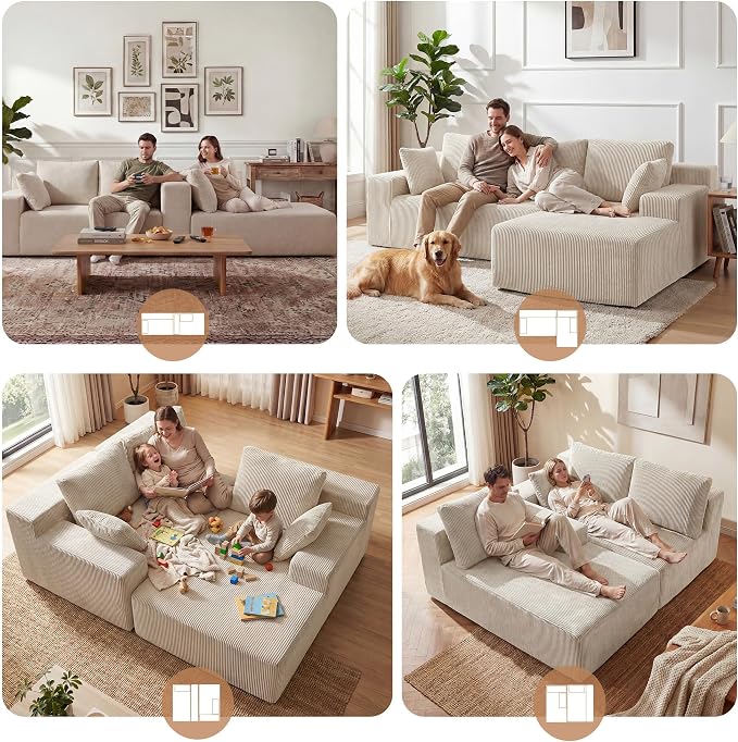 GRUSIGN Cloud Sectional Boneless Couches - Image 3