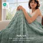 Bedsure GentleSoft Sage Green Twin XL Blanket - Image 2