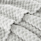 EXQ Home Gentle Soft Fleece Throw Blanket – Cozy Lightweight 3D Imitation - Image 5